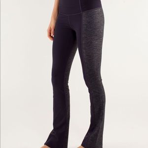 Lululemon Barre Pulse Pant Black Swan/Slub DenimBS